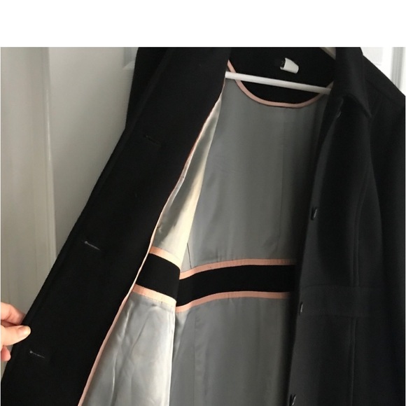 J. Crew Lady Day Coat Black Size 16 - Picture 5 of 9